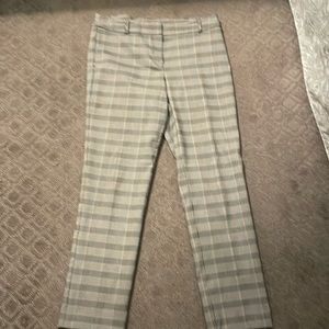Black and white plaid pants, great for the holidays red pinstripe in the plaid